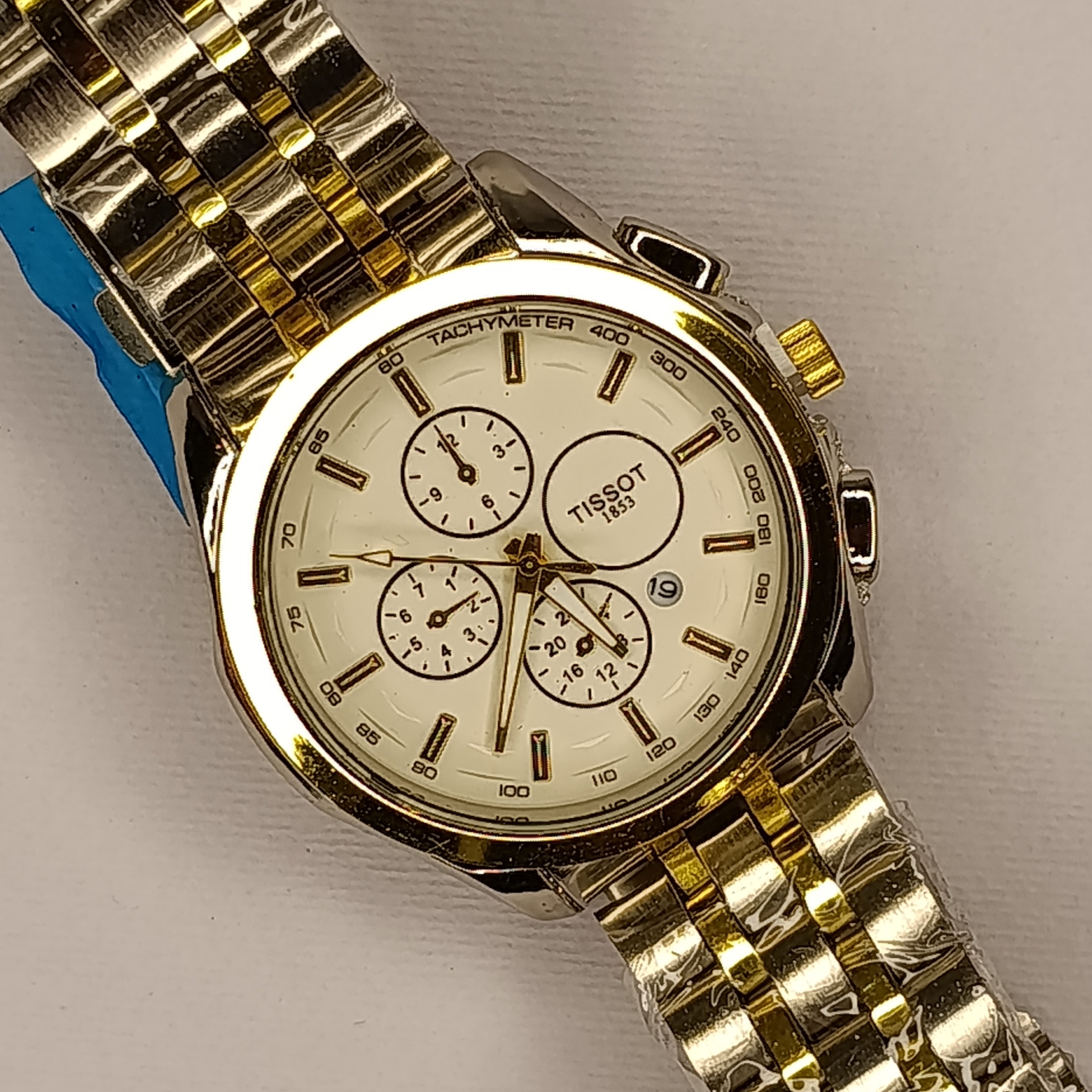 ساعت مردانه تیسوت Tissot کلاسیک طرح کرنوگراف تقویم فعال